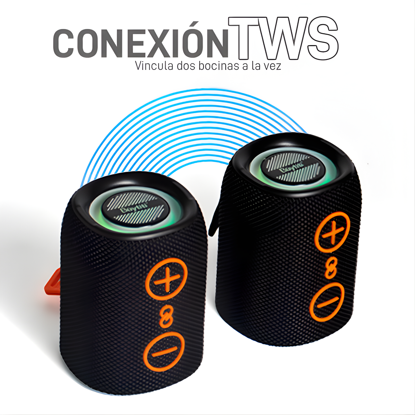 Bocina Bluetooth 2 en 1 Tiktok twins