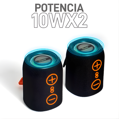 Bocina Bluetooth 2 en 1 Tiktok twins