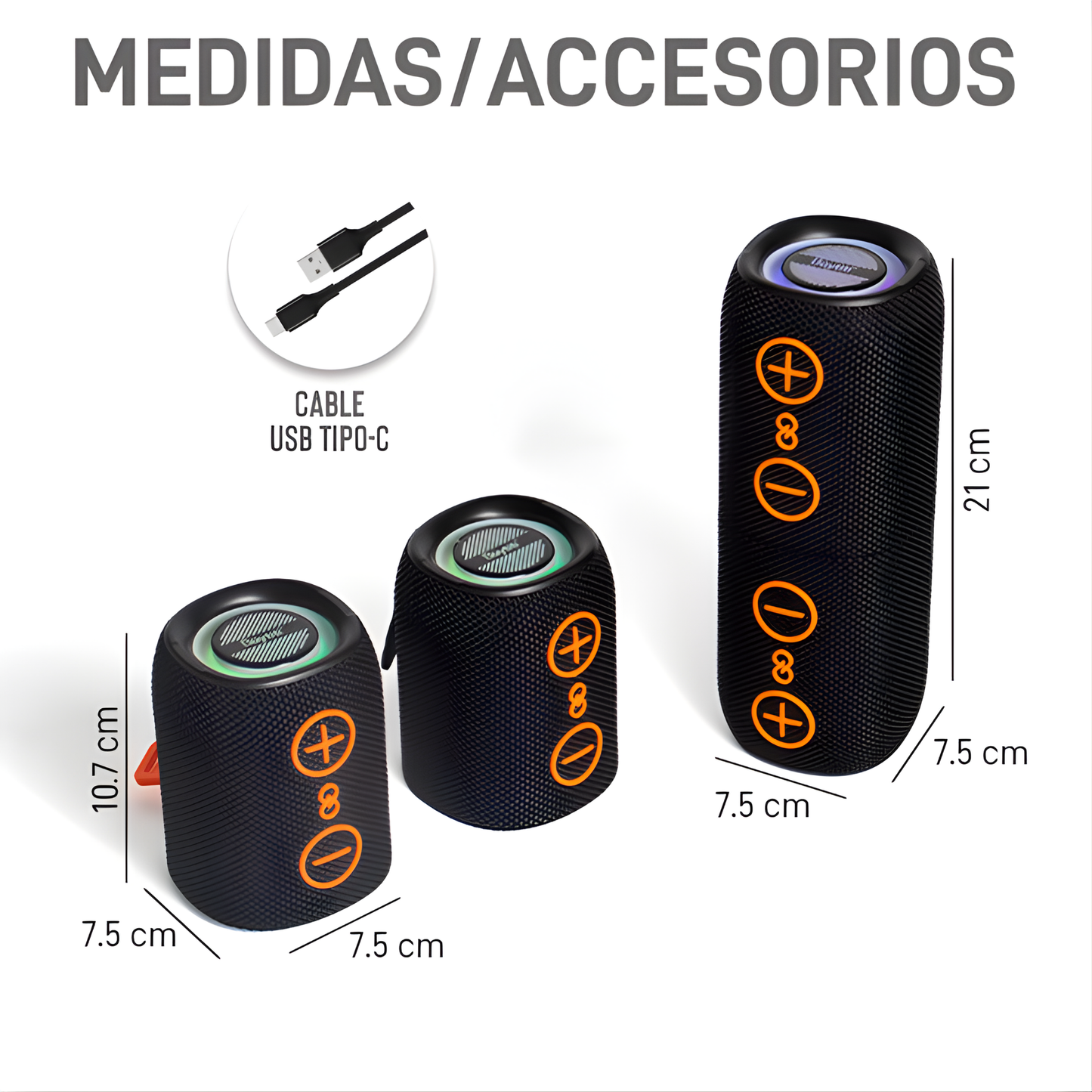 Bocina Bluetooth 2 en 1 Tiktok twins