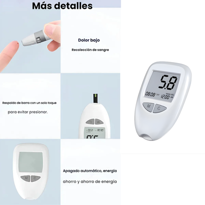 Glucometro Digital de Alta Precisión