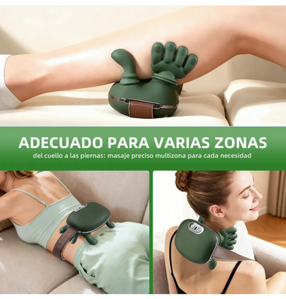 Masajeador de Cuello y Hombros 4D | Calor Infrarrojo e Inalámbrico.